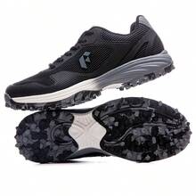 Men's & Women's Golf Shoes, Wide Spike Waterproof Lightweight Non-Slip Golf Sports Shoes, Walking Shoes