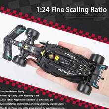 Mô hình xe hơi đúc kim loại Bburago tỷ lệ 1:24, độ chi tiết cao, phiên bản sưu tầm -  F1 W15 Lewis Hamilton #44 - W15 #44 - Xem 4