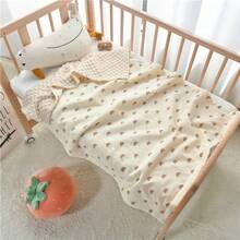 1-Piece Baby Blanket: New Autumn/Winter Newborn Cover. Cute Simple Prints, Fits Both Genders. Soft, Warm, Skin-Friendly-Top Autumn/Winter Gift For Babies. - Multicolor - View 8