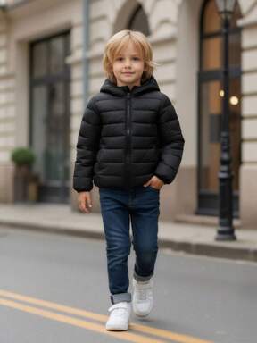 Her Bedenden Çocuk İçin Hafif ve Rahat Pamuklu Ceket. Sade ve Şık Tasarım, Şık Stil ve Çocukların Tercih Ettiği Çoklu Cepler. Kapüşonlu, Ön Fermuarlı, Düz Renk Gömlek. Slim Fit, Fiziği ve Canlı Enerjiyi Vurgular. Unisex Günlük Dış Giyim, -5°C ile 5°C Arası Hava Koşullarında Ceket Olarak Kullanılabilir. Seyahat, Günlük İşe Gidiş-Dönüş ve Daha Fazlası İçin İdeal. Elde Yıkanabilir, Bakımı Kolay.