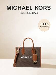 Mirella Women's Zipper Wallet, Genuine Leather Crossbody Bag, Compact Handbag, Perfect Gift Choice - Brown - View 1