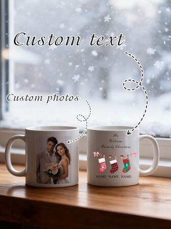1 st 11oz anpassad fotomugg med mormor, personligt foto för mormor, fotomugg mamma, mugg med foto och text, personlig fotokaffemugg, bildkopp, kaffemugg jubileumspresent, alla hjärtans dag-överraskning, nyårspresent