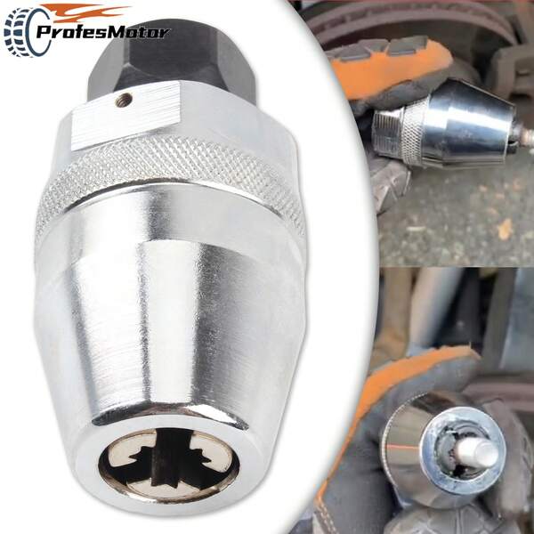 Extractor de pernos dañados para motocicleta, extrae pernos de 1/4" a 1/2" para pernos oxidados, dañados por pintura y desgastados