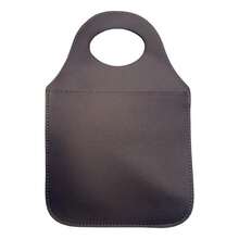Universal Leather Car Trash Can - Café integral - Ver 1