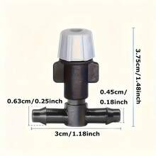 Outdoor Misting Cooling System With Adjustable Plastic Nozzles - 10/20/30m PE Tubing Quick Connector Drip Irrigation Kit For Home Garden Patio Micro Flow Fixed Spray Sprinkler - Multicolor - View 9