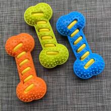 1pc Dog Chew Toy With Sound, Interactive Training Toy Bone, Durable Rubber Toy For Pet Boredom Relief - Cute Cartoon Dog Chew Toy, Essential Pet Accessory! Cartoon Style, Colorful, Bone Shaped, Durable Details, Sound Function, Suitable For Daily Play/Training/Holiday Celebration - Multicolor - View 16