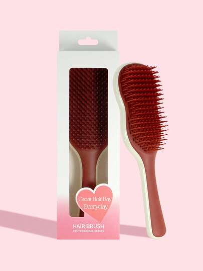 1 buc Perie de păr cu cutie, Descurcător, Exfoliant pentru scalp, Pieptene Descurcător, Perii de păr, Perie Descurcătoare pentru păr natural, creț, drept, uscat sau ud, Perie de păr creativă descurcătoare pentru toate tipurile de păr, cu dinți rotunjiți care nu zgârie scalpul, Perie de păr, Perie cu spate alunecos, Perie de coafat, Perie pentru păr creț, Perie pentru margine, Pieptene de păr, Perie de păr, Set de perii de păr, Pieptene de păr, Pieptene pentru bucle, Perie descurcătoare, Perie de păr pentru femei, Păr, Călătorie, Produse pentru păr, Instrumente pentru păr, Articole pentru păr, Frizerie, Accesorii pentru frizerie, Frizerie, Echipament de coafură