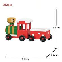 兼容小颗粒积木、圣诞系列积木、熊猫积木、动物积木、圣诞老人、圣诞雪人、圣诞树、圣诞麋鹿、圣诞苹果熊、圣诞企鹅、圣诞雪橇