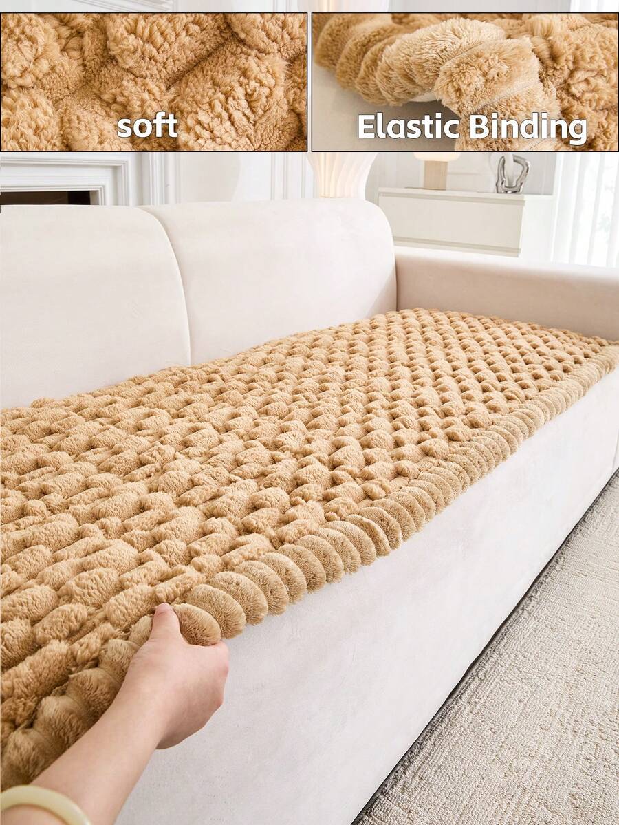 1pc Boho Pet Sofa Covers, Soft Washable Dog Blanket With Elastic Edges, Furniture Protector Mat For Couches And Sofas