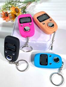 LED Display Electronic Counter Keychain, Middle East Arabic Style, Digital Handy Multi-Purpose Counter, Stress Relief Hand Press Counter, Suitable For Prayer Counting, Business Use And Home, Multiple Colors Available, Convenient Counter Like Electronic Rosary - Multicolor - View 3