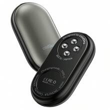 ColdSky 可充电暖手宝 2 件装，磁吸式电暖手宝，带数字显示屏，可重复使用，最高温度可达 140℉，便携式口袋暖手宝，户外、露营、狩猎保暖好礼，圣诞礼物，暖手宝，男士礼物，圣诞袜填充物，可充电暖手宝 - 彩色 - 查看 20