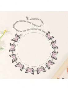 1pc Butterfly Metal Waist Chain, Versatile Diamond Studded Women's Waist Chain, Fashionable Dress Decoration Waist Chain, Suitable For All Seasons - Butterfly Multicolor - View 15