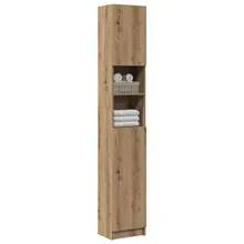 vidaXL Badezimmerschrank Artisan Oak 32x25,5x190 Cm Holzwerkstoff - Yellow - View 4