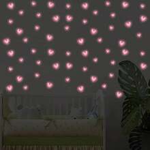 1 Peça Adesivo de Luz Noturna Rosa Criativa e Bonita, Adequado para Dia dos Namorados, Casamento, Aniversário e Decoração Diária