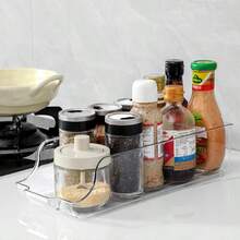 1 صندوق تخزين شفاف مع غطاء قابل للفتح، متعدد الاستخدامات للمطبخ وأدراج الثلاجة، مناسب لتخزين الخضروات والوجبات الخفيفة والمستحضرات التجميلية، لتنظيم المنزل - متعدد الألوان - مشاهدة 5