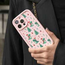 Funda navideña para phone 17 Pro Max con estampado de hombre de jengibre, reno, copos de nieve y Papá Noel. Bordes altos, resistente a caídas y golpes. Compatible con phone 17 Pro, 17 Pro Max, 17 Pro Max, 17 Pro Max, 17 Pro Max, 16 Pro Max, 16 Plus, 16, 15, 14, 13, 12, 11, XS, XS, XR, S22 Plus, S23 Ultra, S24 FE y S25. Diseño bonito y elegante. Halloween, San Valentín o regalos. - Blanco - Ver 2