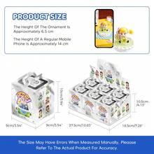 Miniso Disney Toy Story Überraschungsparty Blindbox Figur, exquisit restaurierte Animationscharaktere, Kuchenbasis mit allen Details, hochwertiges PVC-Material, Heimdekoration um eine fröhliche Atmosphäre zu schaffen (1 Stück zufällige Lieferung) - Verschiedenfarbig - Übersicht 11