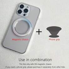 高品质圆形磁吸无线充电底座，Magsafe 吸盘式充电底座，口袋支架，兼容 17/16/15/14/13/12/11 Pro Max - 彩色 - 查看 5