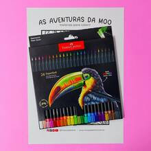 Faber-Castell SuperSoft Colored Pencils - 24 Colors - 24-Piece Set - Nhiều màu - Xem 2