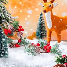 50克/100克人造雪装饰 冬季仿真雪装饰 冰雪奇缘主题生日派对装饰 彩虹色人造雪桌饰 闪光雪花粉填充物 适用于冬季仙境派对装饰 - 銀色 - 查看 6