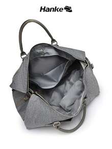 New Large Women's Travel Bag Foldable And Waterproof Everyday Style, FASHION SHOP - 淺灰色 - 查看 3