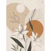 1 件/3 件墙面艺术海报现代简约植物适用于住宅和宿舍墙壁、客厅和酒吧装饰、餐厅或浴室、房间装饰、无框高品质、室内/室外油画艺术、无框/有框油画艺术无框 - 彩色 - 查看 11