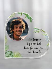 Custom Photo Your Wings Were Ready But My Heart Was Not - Memorial Personalized Custom Acrylic Plaque - Sympathy Gift For Family Members-18styles, Personalized Memorial Plaque - Sympathy Gift - Bereavement Gifts For Loss Of Loved One - Multicolor - View 18