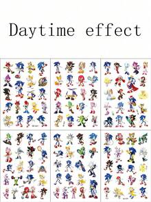 Popular 6 Styles Party Decoration Stickers Cartoon Figure Theme Party Decoration DIY Disposable Dress Up Sticker Partys Small Gifts - View 5