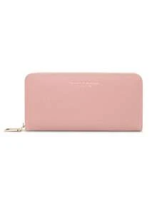 Cartera Gran Capacidad Multicapa, Bolso Mano Con Cremaller T9612-042 - Rosa - Ver 2