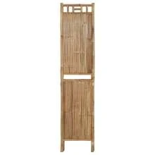 vidaXL 4-Tlg. Raumteiler Bambus 160x180 Cm - Gelb - Übersicht 5