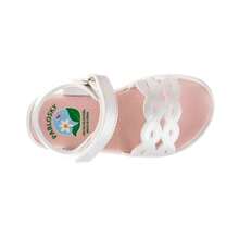 Pablosky Sandals 10147-630837 For Girls In Color White - أبيض - مشاهدة 2