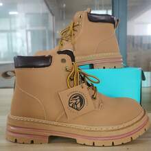 男士复古英伦风格摩托车靴、时尚百搭登山靴、舒适休闲运动鞋、防滑工作鞋