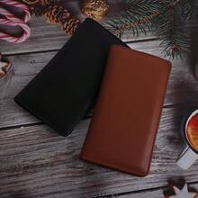 Sanlykate Leather Checkbook Cover For Men And Women, Check Book Case Card Holder With Free Divider, Standard Register Duplicate Checks With Pen Inserts - Flesh - View 7