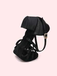 Latin Dance Shoe Woman Low Heels Dance Dance Shoe Jazz/Latin/Rumba/Cha Cha - Black - View 5