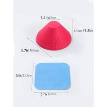 Multifunctional Rubber Bottle Opener Pad, Round Non-Slip Can Opener, 1pc/3pcs - màu xanh lá - Xem 3