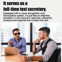 新款智能眼镜，100W摄像头，画面清晰无抖动，260mAh大容量电池，带闪光灯可当手电筒使用，拍照时长可达100分钟