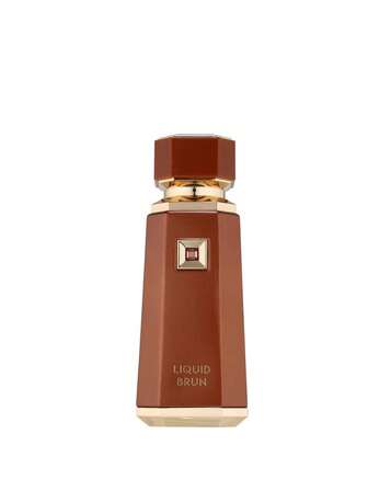 Fragrance World Liquid Brun Eau De Parfum For Men 3.4 Oz / 100 Ml | Long-Lasting Amber Vanilla Perfume | Warm Spicy Woody Scent With Modern Masculine Depth