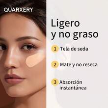 QUARXERY Crema Hidratante Coloreada con Niacinamida 8% Glycerina - Corrector de Tono para Piel Sensible Sin Alcohol - Albaricoque - Ver 2