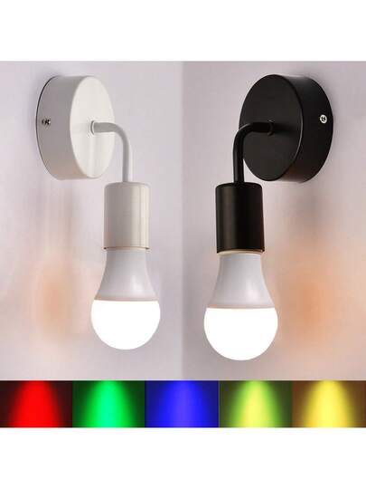 2P Zwart Shaped Curved Tube Lamp Head Wand 24CM RGB Bulb Remote Control 10CM Chassis 1200 MAh Charging Living Room Mural Bedroom Bedside Balcony Corridor Stairwell view 2