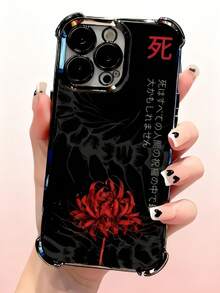 Hot Selling Tokyo Anime Ghoul Phone Case For 17, 16, 15, 14, 13, 12, Pro Max,Air Plus - Shockproof Transpart Soft Back Cover..The Best Choice For Gift Giving To Friends Or Family. Halloween. - 黑色 - 查看 1