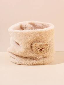 1pc Children Fleece Neck Warmer Scarf, Unisex Autumn/Winter Warm Neck Gaiter For Kids