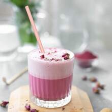 50 قطعة من القش الورقي بلون وردي باستيل أو أزرق سماوي، قطر 6 مم/0.23 بوصة، طول 197 مم/7.75 بوصة، مثالي للكوكتيلات والمشروبات الغازية والعصائر، مناسب لعيد الحب والعيد والمناسبات والحفلات والمنزل والمطاعم - متعدد الألوان - مشاهدة 8