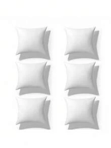 2pcs High-Quality Pillow Inserts In Multiple Sizes, Suitable For Bed, Sofa, Bedroom Support Cushion Filling - White - View 24