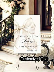 Customizable Photo Wedding Welcome Sign, Printed Foam Board, Engagement Party Decor, Birthday Party, Wedding Table Decor, Reception Banner, Event Entrance Decoration, Personalized Celebration Plaque, Bridal Shower, Personalized Gift - Multicolor - View 4