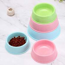 3-Piece Set Pet Bowl Pet Supplies Nordic Style Large Dog Bowl Wheat Straw Dog Puppy Pet Bowl Dog Bowl ANUD - 粉紅色1pcs - 查看 7