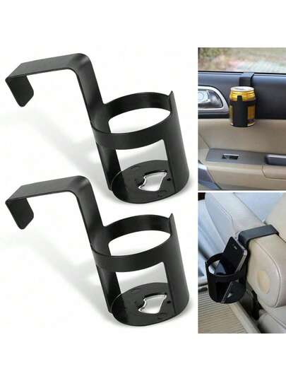 1 Set Adjustable Car Backseat Cup Holder, Beverage Organizer, Truck Water Bottle Holder, Rear Seat Storage Essential, Perfect For Road Trips, Expands Car Space, Stable Anti-Slip Installation, Universal Car Accessory, Ideal For Camping And Outdoor Activities, Suitable For Business And Family Vehicle Modification, Easy Installation, Perfect For Organizing Car Items, Must-Have For Car Owners!