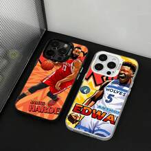 Funda de Teléfono Jugador de Baloncesto, 17, 16, 15, 14, 13, 12, 11 Pro Max Plus, Funda Plateada para One Piece Galaxy S22 S23 S24 S25 Plus Ultra - z5 - Ver 8