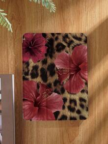 Leopard Print Tablet Protective Case, Compatible With IPad 9.7/10.2/10.5/10.9/12.9/Pro 11 (10th Gen), Galaxy Tab S6 Lite 10.4 Inch, Kindle Paperwhite 2024 (12th Gen), 2022 Kindle (11th Gen). Soft And Shock-Resistant, With Smart Stand/Auto Wake/Sleep Function. Leopard Print Protective Case.