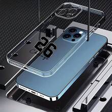 Carcasa transparente de teléfono móvil de moda Cubierta de teléfono transparente para iPhone con diseño de número 26 y texto Freedom Chicago en negro ideal para uso diario y regalos Para teléfonos Galaxy de Apple - transparente - Ver 4