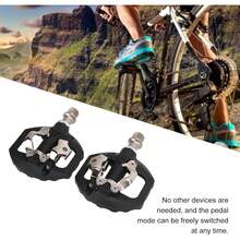 Pedales de Bicicleta, Doble Cara, Uso Múltiple, SPD Pedales sin Clip Sellados con Tacos para Bicicleta de Montaña y Ruta, for Profesionales y Ciclistas de Ocio - 1 - Ver 8